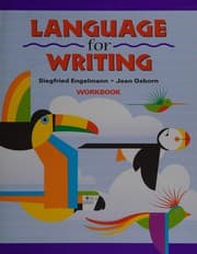Tapa de Language for Writing