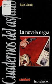 Tapa de La novela negra