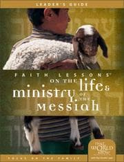 Tapa de Faith Lessons on the Life and Ministry of the Messiah (Church Vol. 3) Leader's Guide