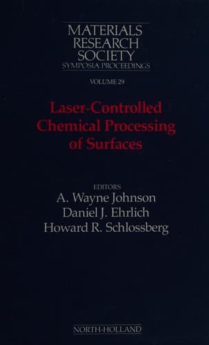 Tapa de Laser-controlled chemical processing of surfaces