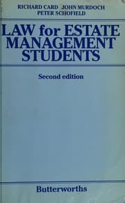 Tapa de Law for estate management students