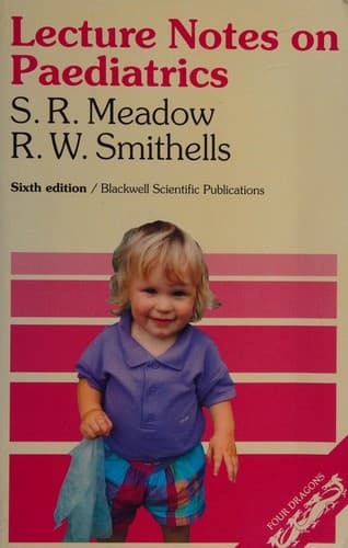 Tapa de Lecture notes on paediatrics