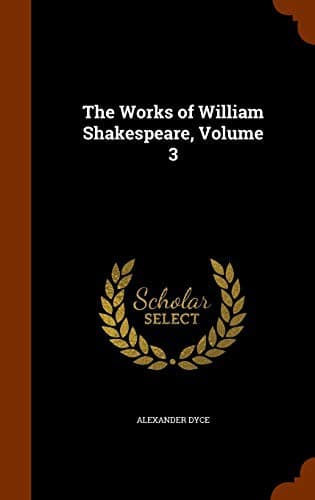Tapa de The Works of William Shakespeare, Volume 3