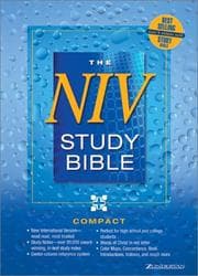 Tapa de NIV Study Bible Compact