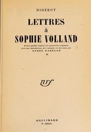 Tapa de Lettres à Sophie Volland