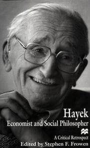 Tapa de Hayek the Economist and Social Philosopher