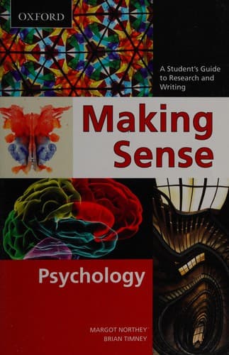 Tapa de Making sense