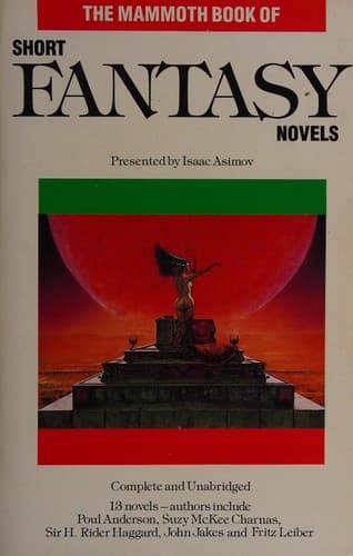 Tapa de Mammoth Book of Short Fantasy Novels