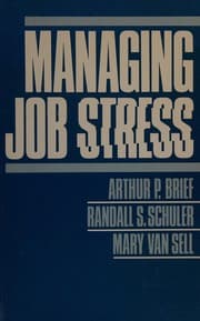 Tapa de Managing job stress
