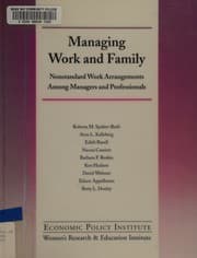 Tapa de Managing work and family