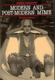 Tapa de Modern and Post Modern Mime (Modern Dramatists)