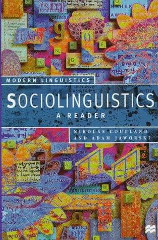 Tapa de Sociolinguistics
