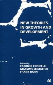 Tapa de New theories in growth and development