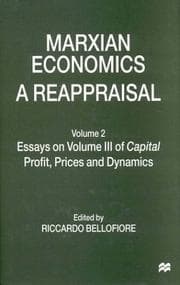 Tapa de Marxian Economics: A Reappraisal : Essays on Volume III of Capital