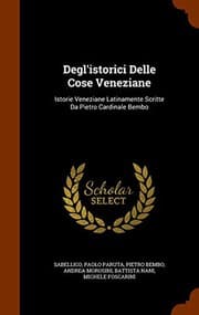 Tapa de Degl'istorici Delle Cose Veneziane