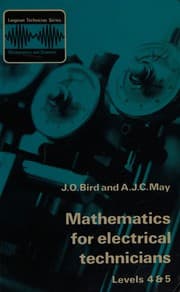 Tapa de Mathematics for electrical technicians