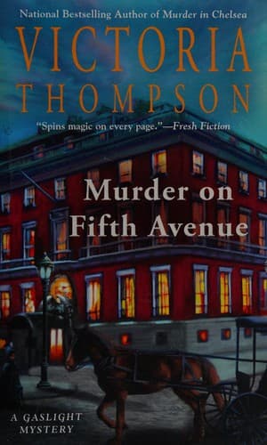 Tapa de Murder on Fifth Avenue