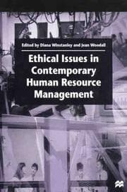 Tapa de Ethical issues in contemporary human resource management