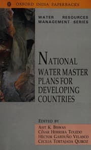 Tapa de National water master plans for developing countries