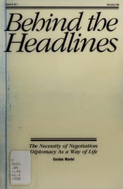 Tapa de The necessity of negotiation