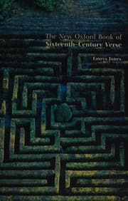 Tapa de The new Oxford book of sixteenth century verse