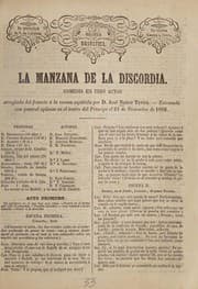 Tapa de La manzana de la discordia