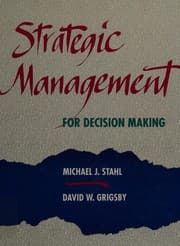 Tapa de Strategic management for decision making