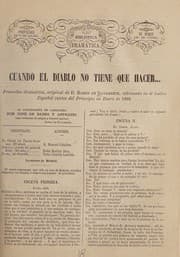Tapa de Cuando el diablo no tiene que hacer--