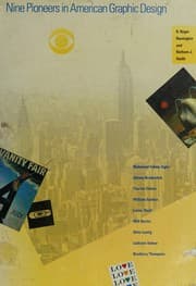 Tapa de Nine pioneers in American graphic design