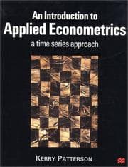 Tapa de An Introduction To Applied Econometrics