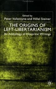 Tapa de The origins of left-libertarianism