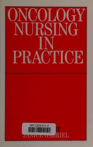 Tapa de Oncology nursing in practice