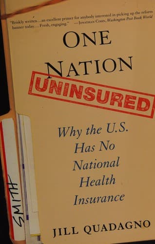 Tapa de One nation, uninsured