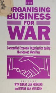 Tapa de Organising business for war