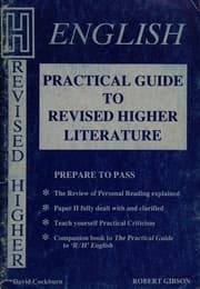 Tapa de The Practical Guide to Revised Higher Literature (Prepare to Pass)