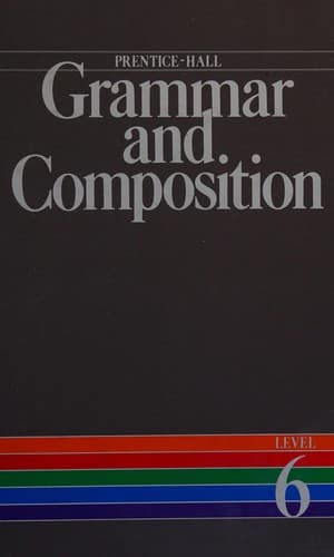 Tapa de Prentice-Hall grammar and composition