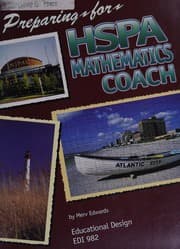 Tapa de Preparing for HSPA mathematics coach (EDI)