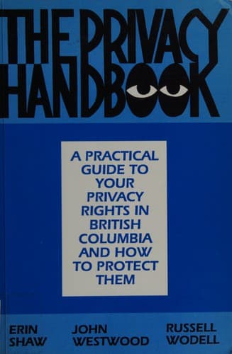 Tapa de The Privacy Handbook