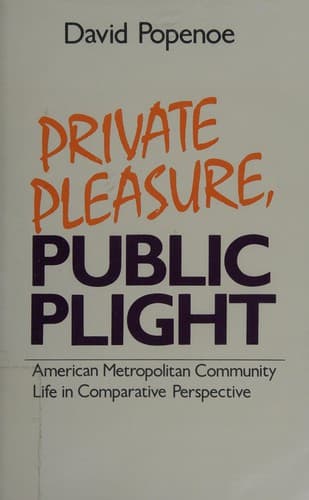 Tapa de Private pleasure, public plight