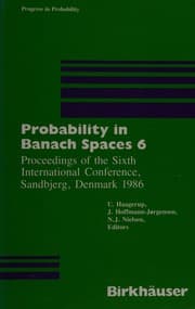 Tapa de Probability in Banach spaces 6