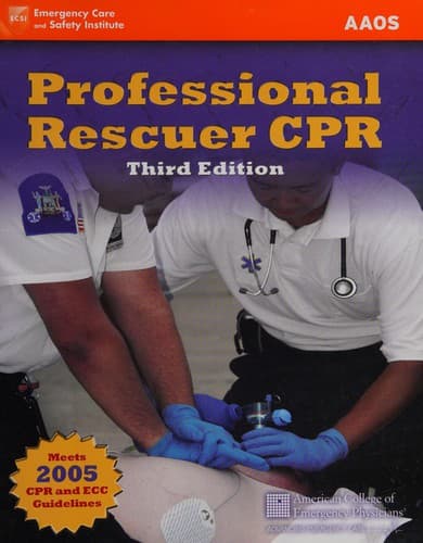 Tapa de Professional rescuer CPR