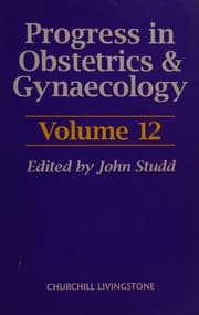 Tapa de Progress In Obstetrics And Gynaecology Volume 12 (PROGRESS IN OBSTETRICS & GYNECOLOGY)