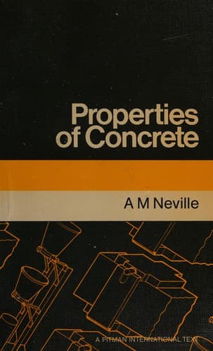 Tapa de Properties of concrete