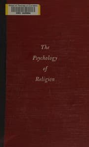 Tapa de The psychology of religion