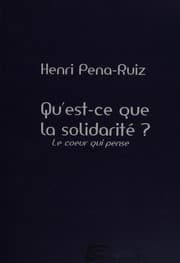 Tapa de Qu'est-ce que la solidarité?