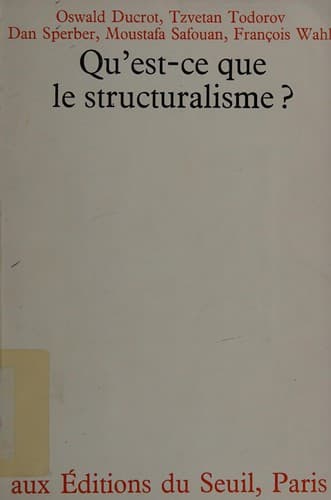 Tapa de Qu'est-ce que le structuralisme?