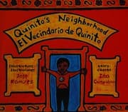 Tapa de Quinito's Neighborhood (Bilingual) Little Book