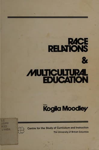 Tapa de Race relations & multicultural education