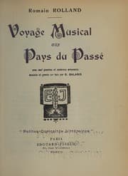 Tapa de Voyage musical aux pays du passé