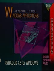 Tapa de Learning to use Windows applications